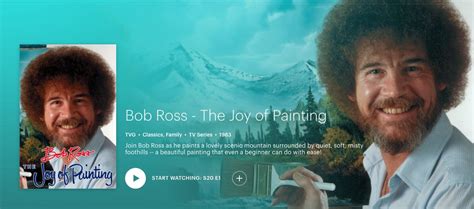 Here are all 400+ episodes (31 Seasons) of Bob Ross's 'The Joy .
